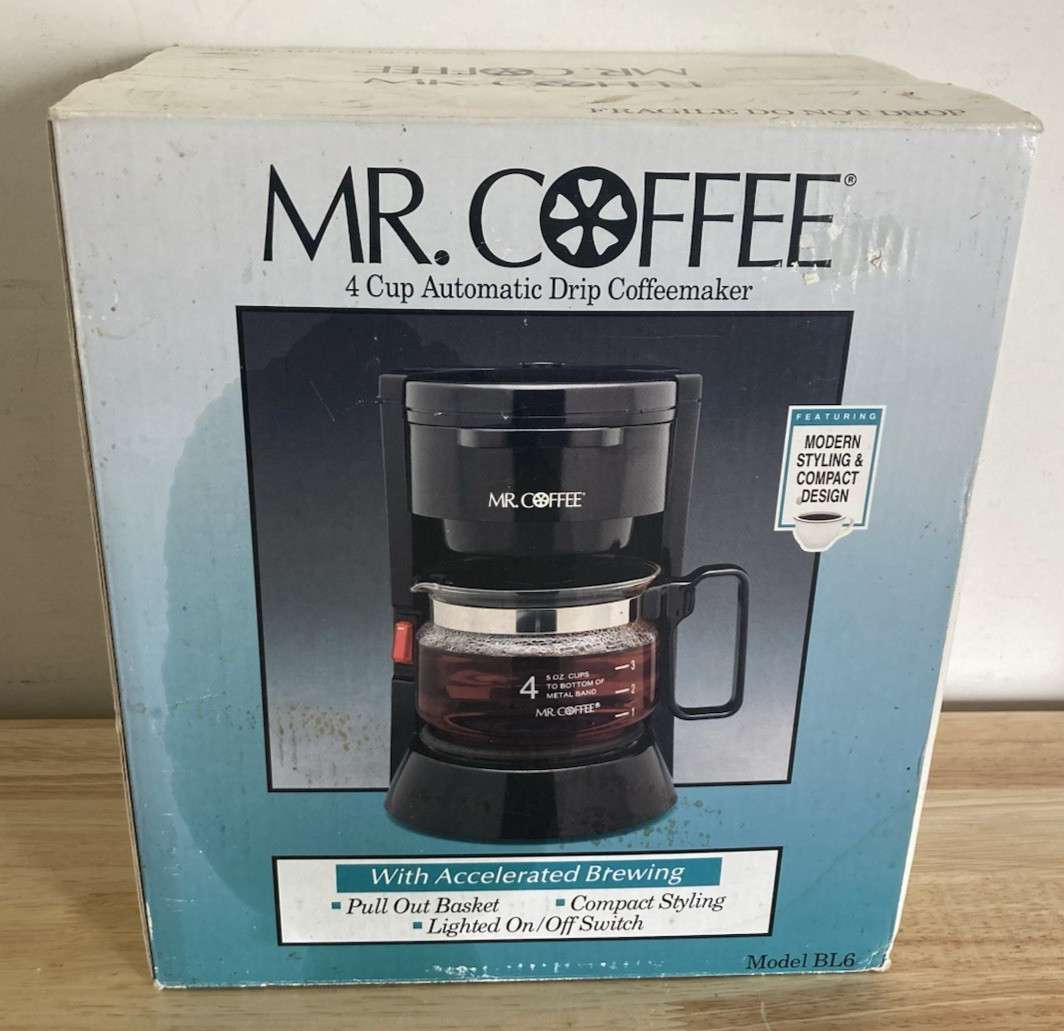 Mr. Coffee BL6 4 Cup Automatic Drip Coffeemaker (Factory Sealed) gallery