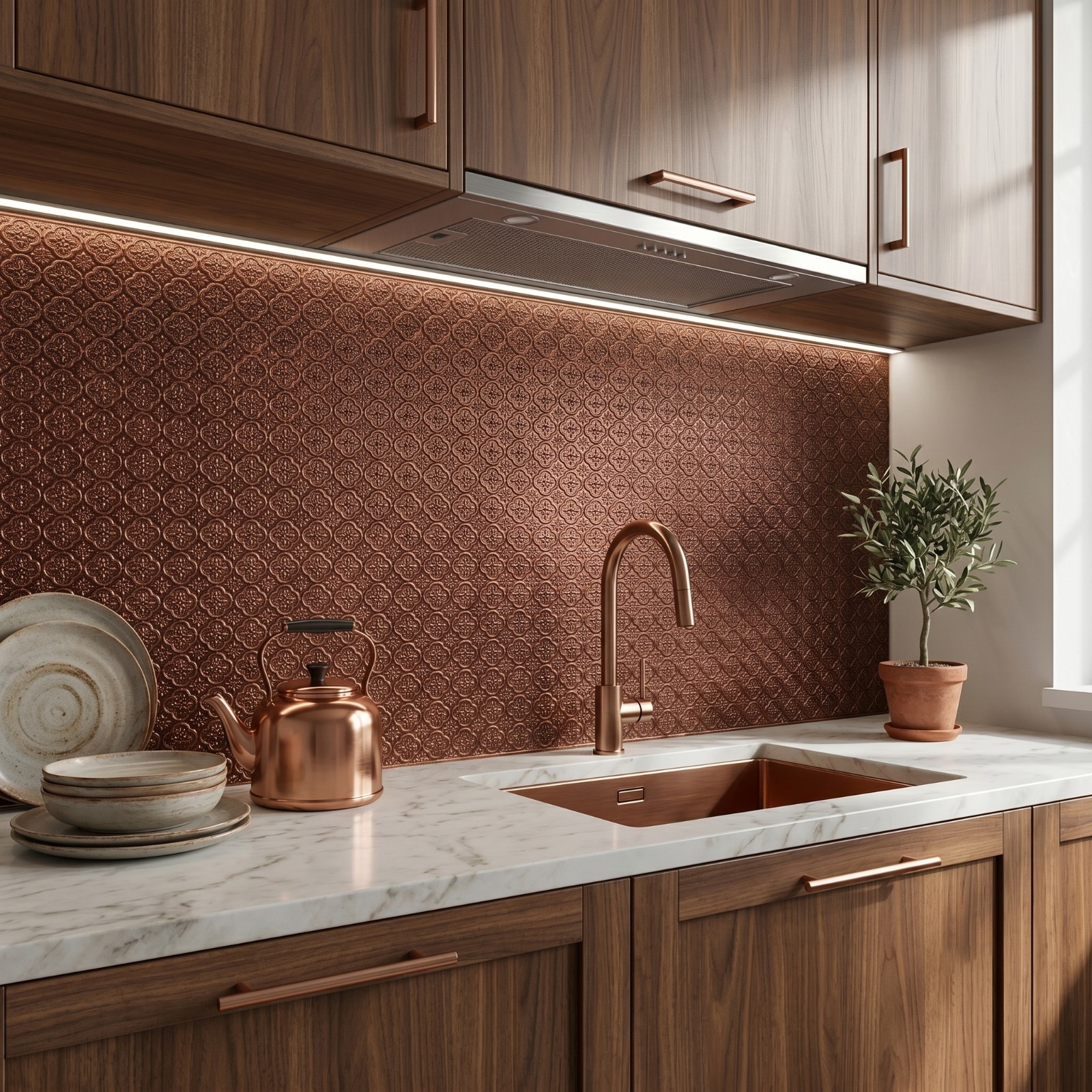 Faux Tin PVC Backsplash Roll Wall Covering - WC20 DIFFERENT COLORS LENGTHS gallery