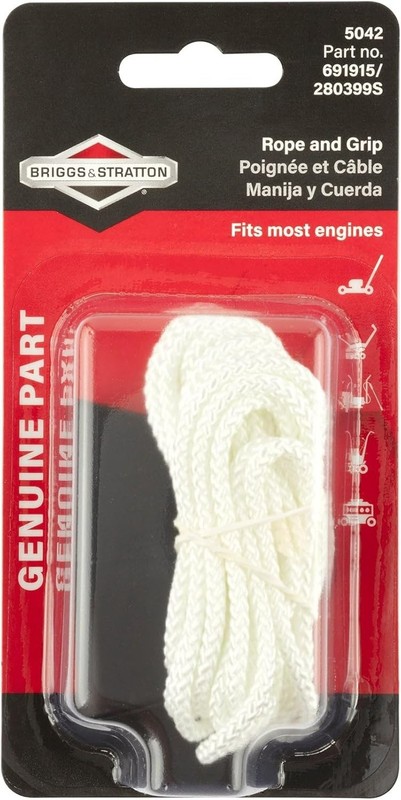 Lightweight & Durable Starter Rope with Comfortable Grip for Easy Mower Starting gallery