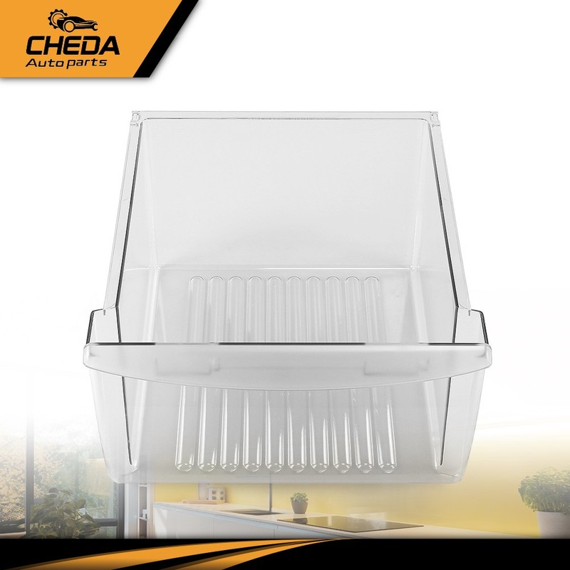 Upper Clear Crisper Pan Drawer Compatible With Frigidaire Refrigerator 240351061 gallery