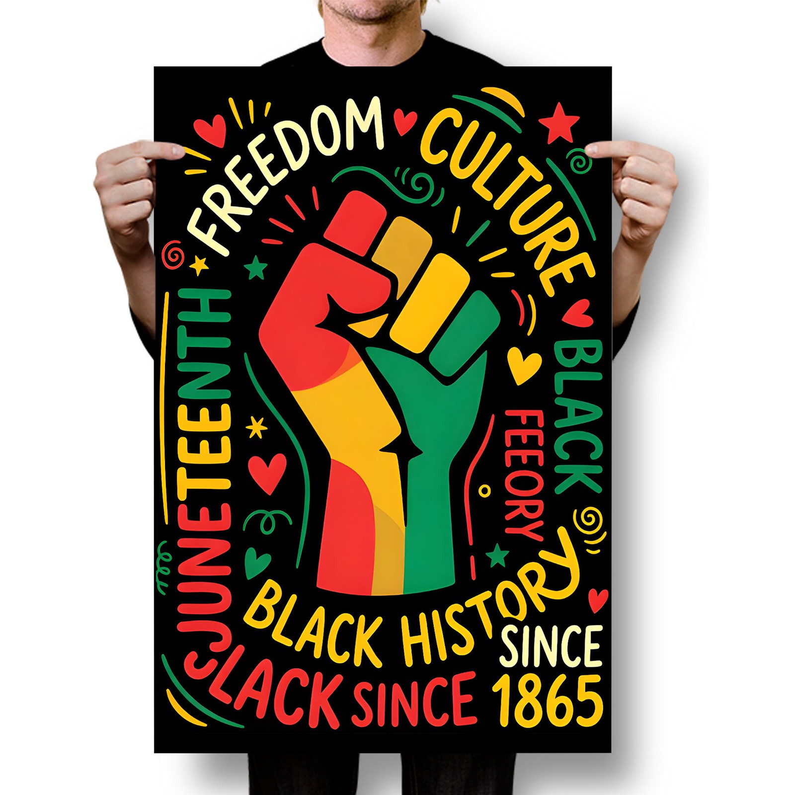 Juneteenth Black History - Freedom Culture Black Since 1865 - POSTER 20"x30" gallery