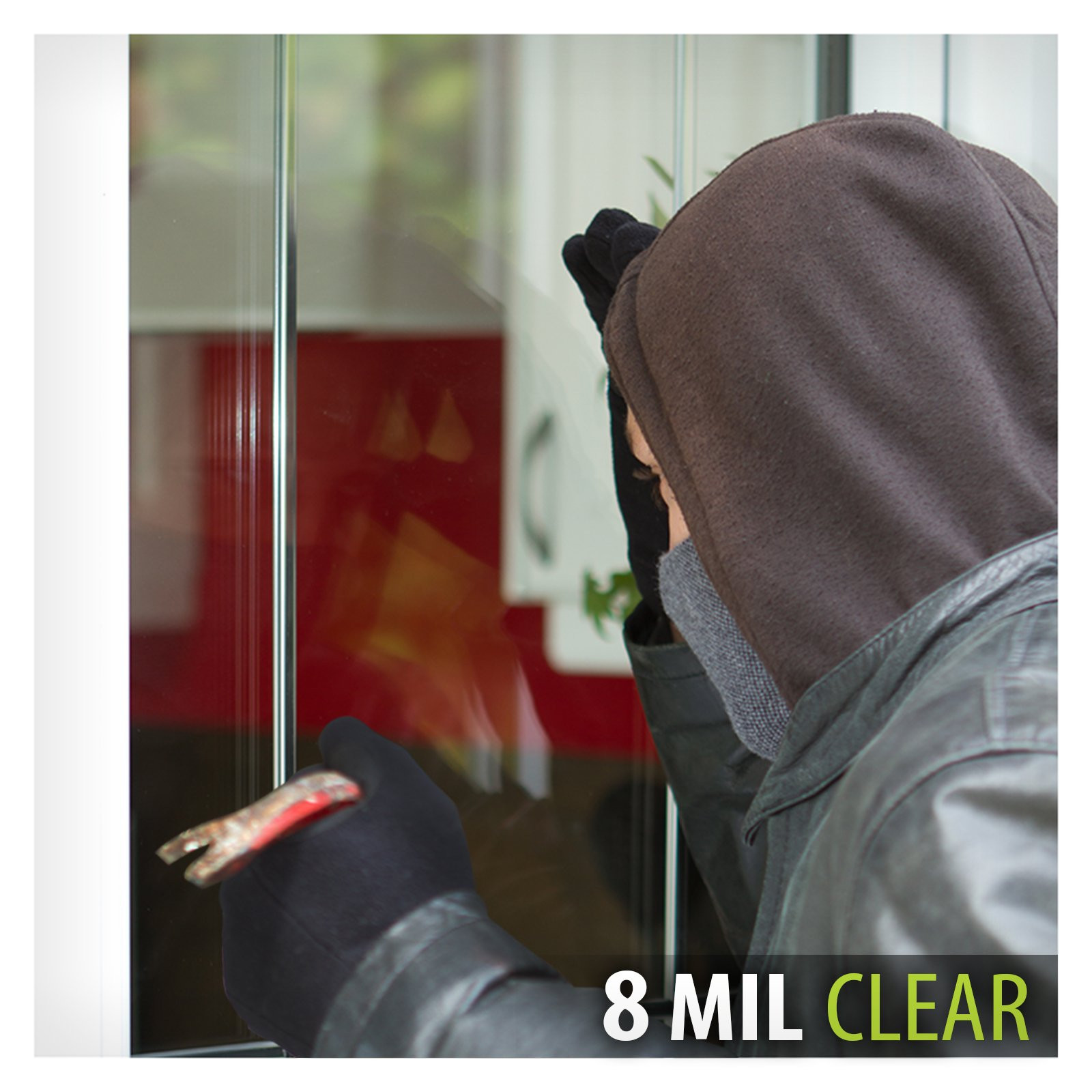 BDF S8MC Window Film Security and Safety Clear 8 Mil gallery