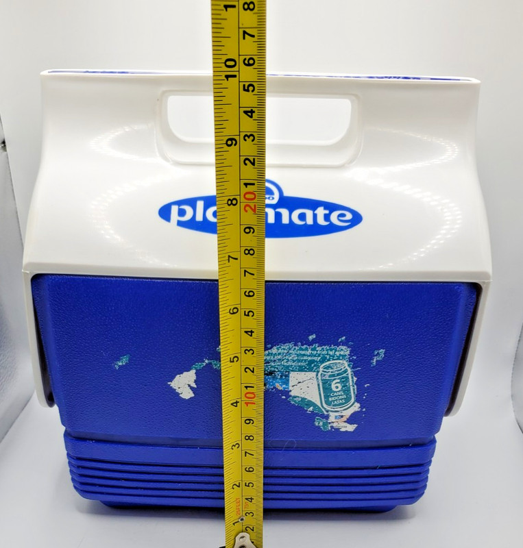 Igloo Playmate Blue Mini Cooler 6 Cans Hard Sided gallery