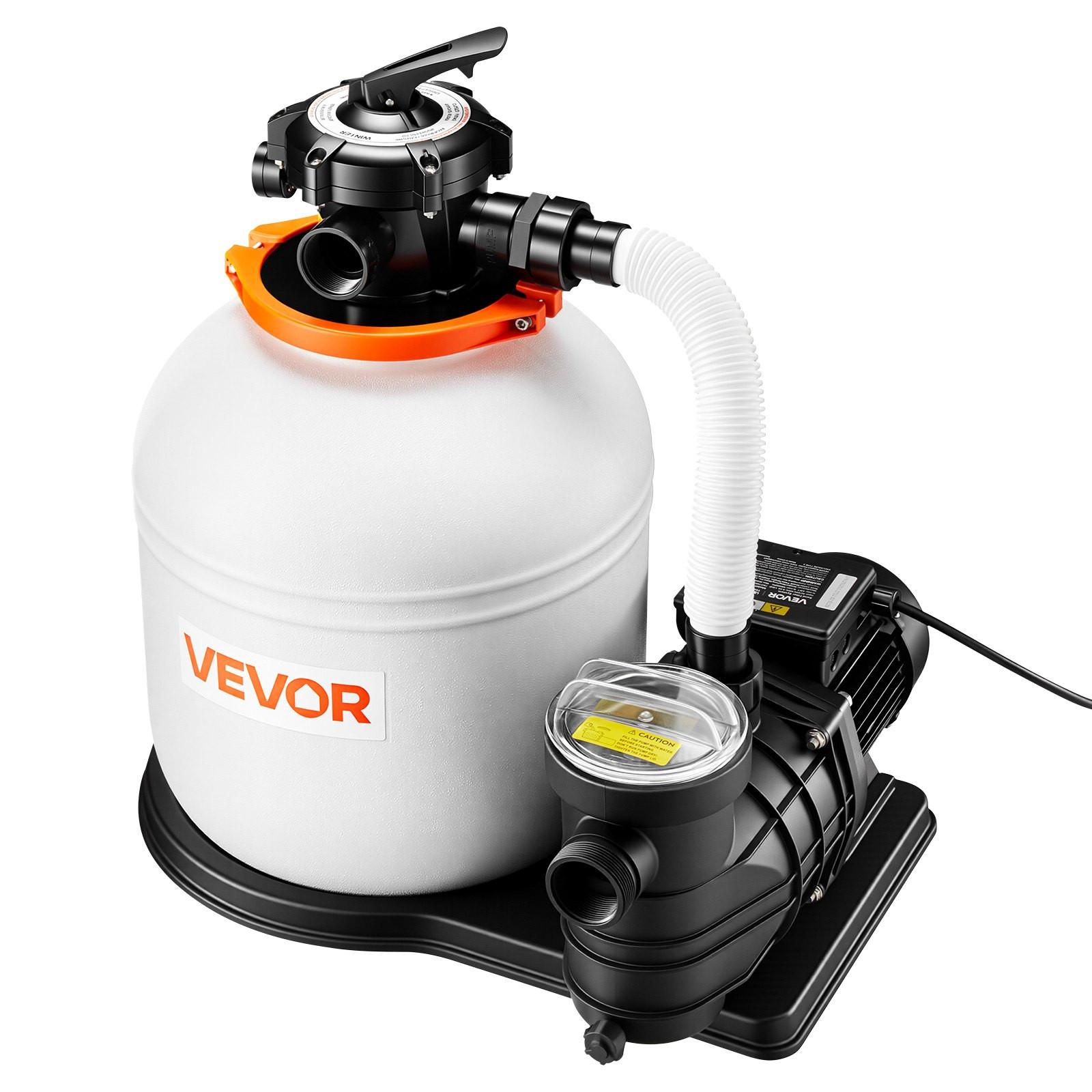 16" Sand Filter Pump for Above Ground Pool, 0.75 HP 4400 GPH, High-Efficiency Po gallery