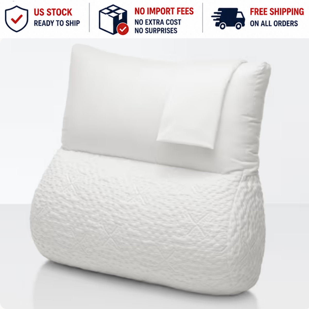 Sleep Number Rest & Read pillow - No Import Fees gallery