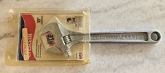 NOS Crescent AC110V Chrome Adjustable Wrench, Extra Wide (10″ / 250mm), USA Made
