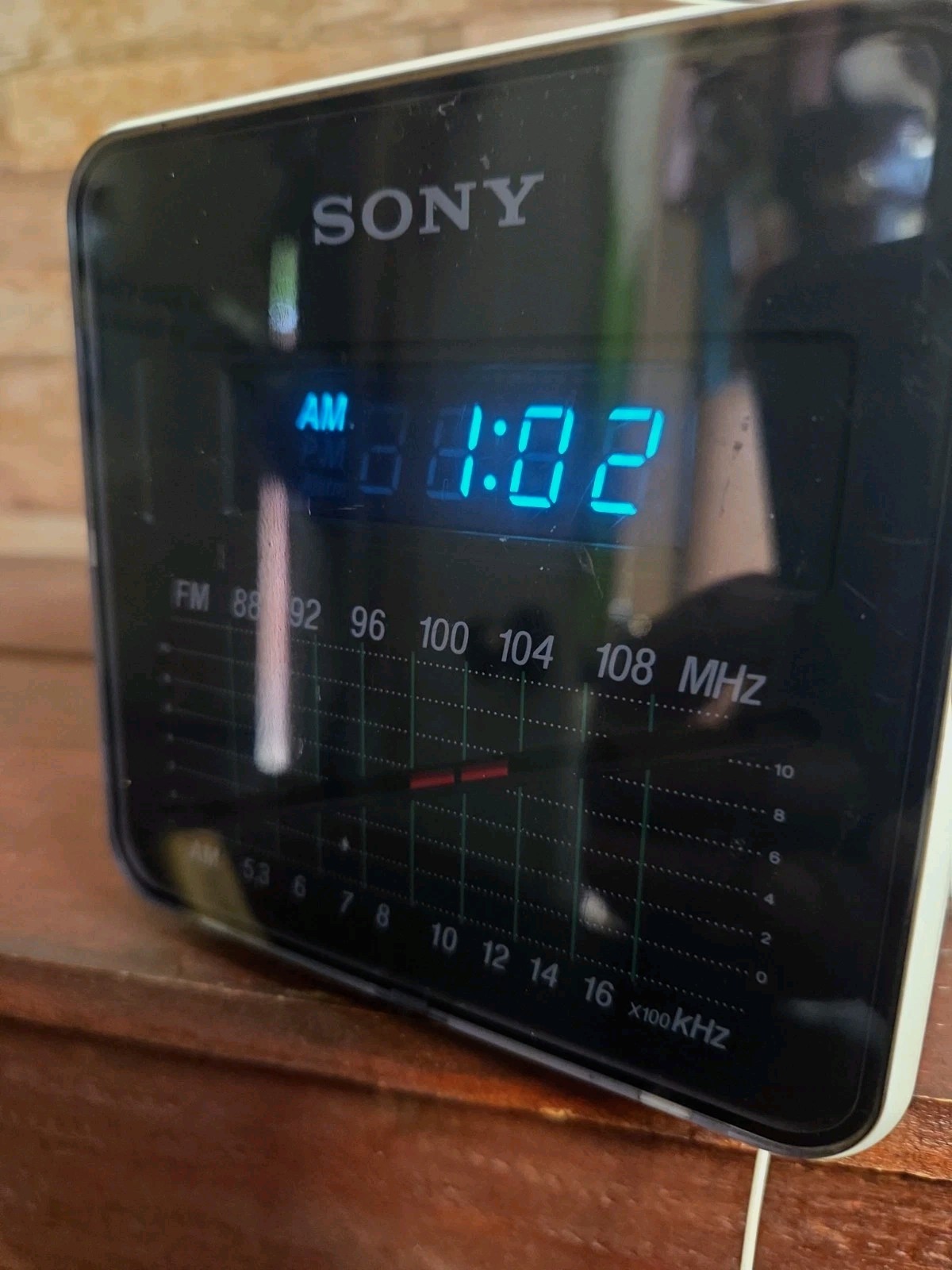 Sony Dream Machine Cube ICF-C10W, 1980s FM/AM Radio Alarm Clock, Vintage White gallery