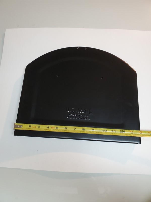 New Extra Large Mailbox Black Door Lid Cover Opener 14 Inches Wide 12 Tall gallery
