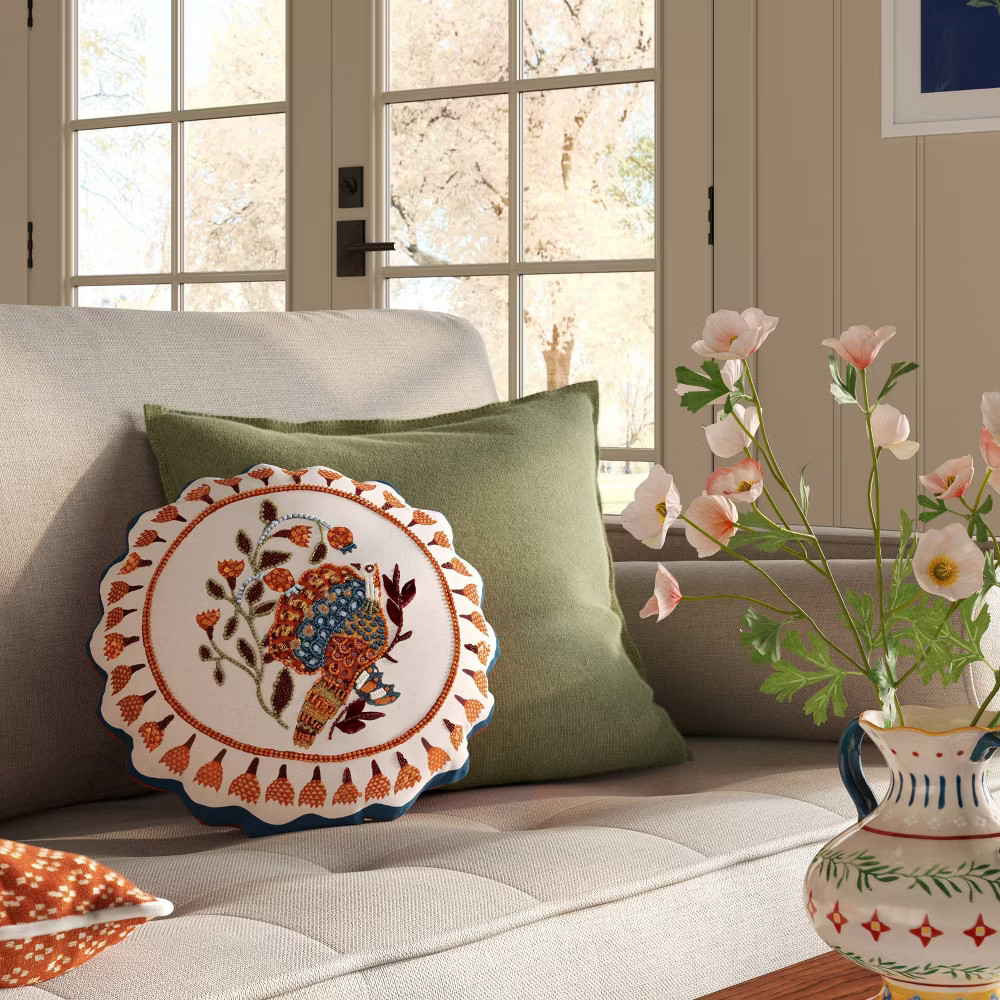 Round Turkey Pillow - Threshold gallery