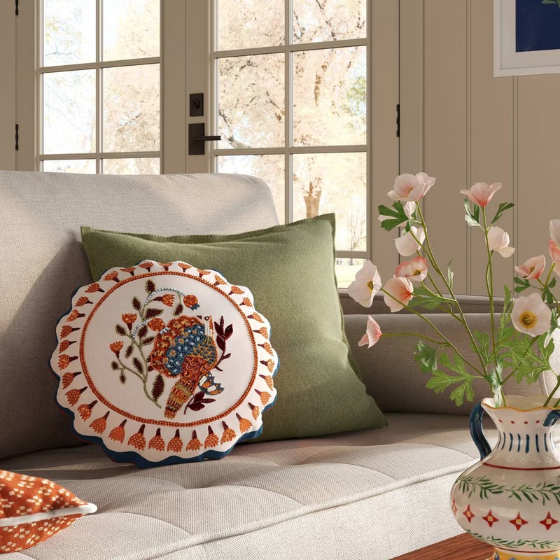 Round Turkey Pillow - Threshold gallery