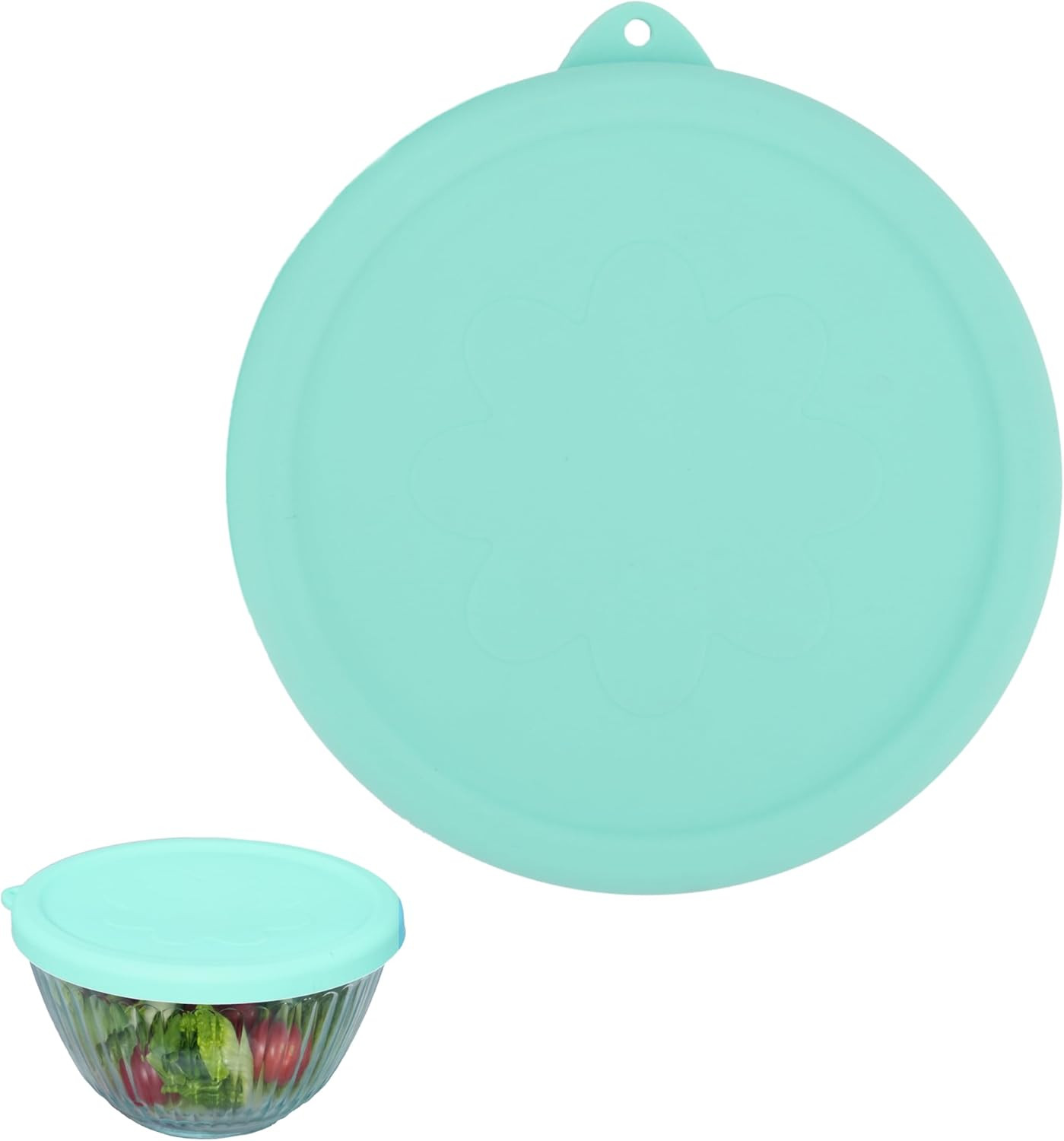 Silicone Lids Only Fit for Pyrex 7401-S 3 Cup Sculpted Glass Green 1 pack gallery