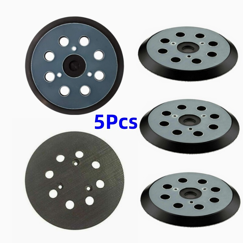 5X 5" Orbital Sander Replacement Pad Hook Loop for Dewalt, Makita, Porter Cable gallery
