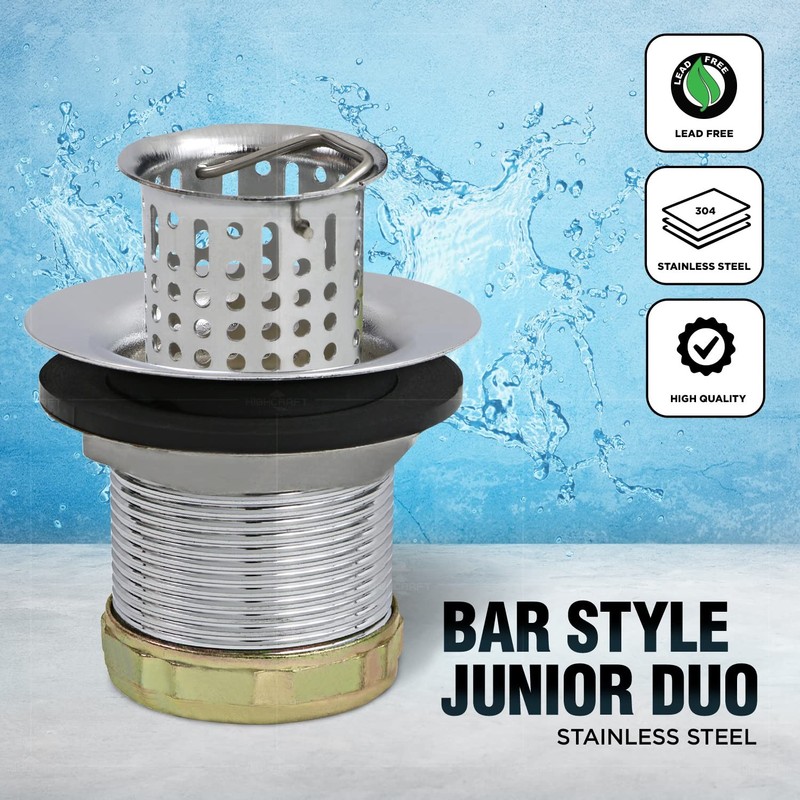 Everflow Bar Style Deep Sink Strainer gallery