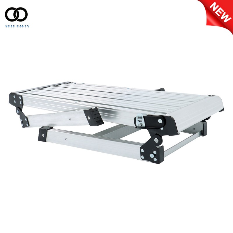 Work Platform Aluminum Step Ladder Foldable 330 Lbs Capacity Heavy Duty gallery
