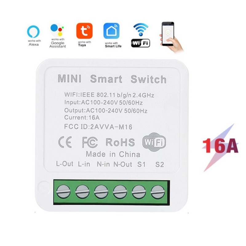 For Smart Switch Light Switch Timer Function No Hub Required 2 Way 16A New gallery