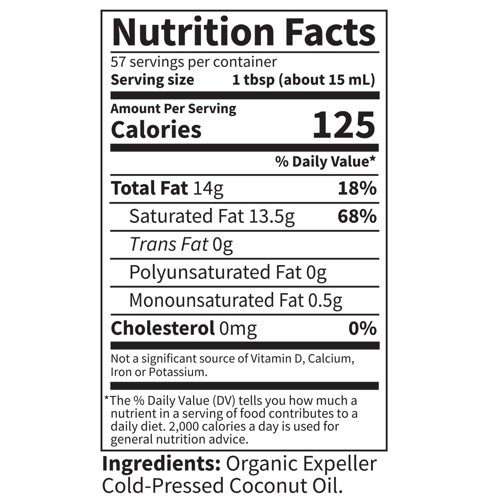 Organic Extra Virgin Coconut Oil - Raw Unrefined Cold Pressed, 57 Servings for H gallery