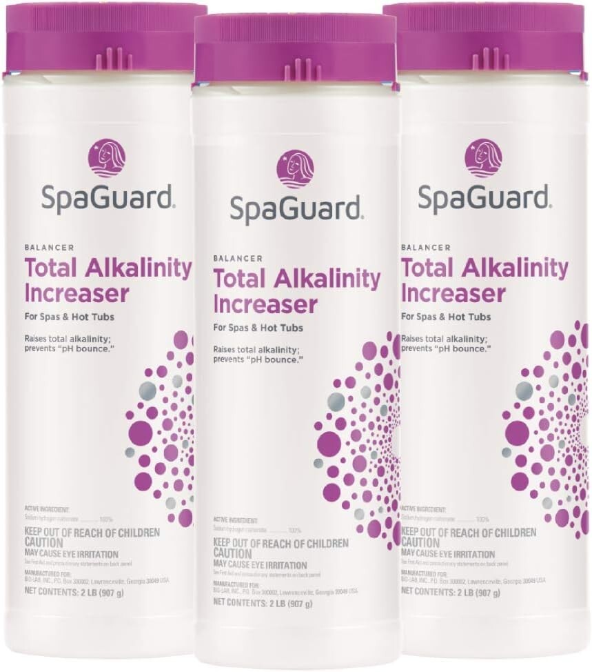 SpaGuard Total Alkalinity Increaser Balancer for Spas and Hot Tubs 2 lb (3 Pack) gallery