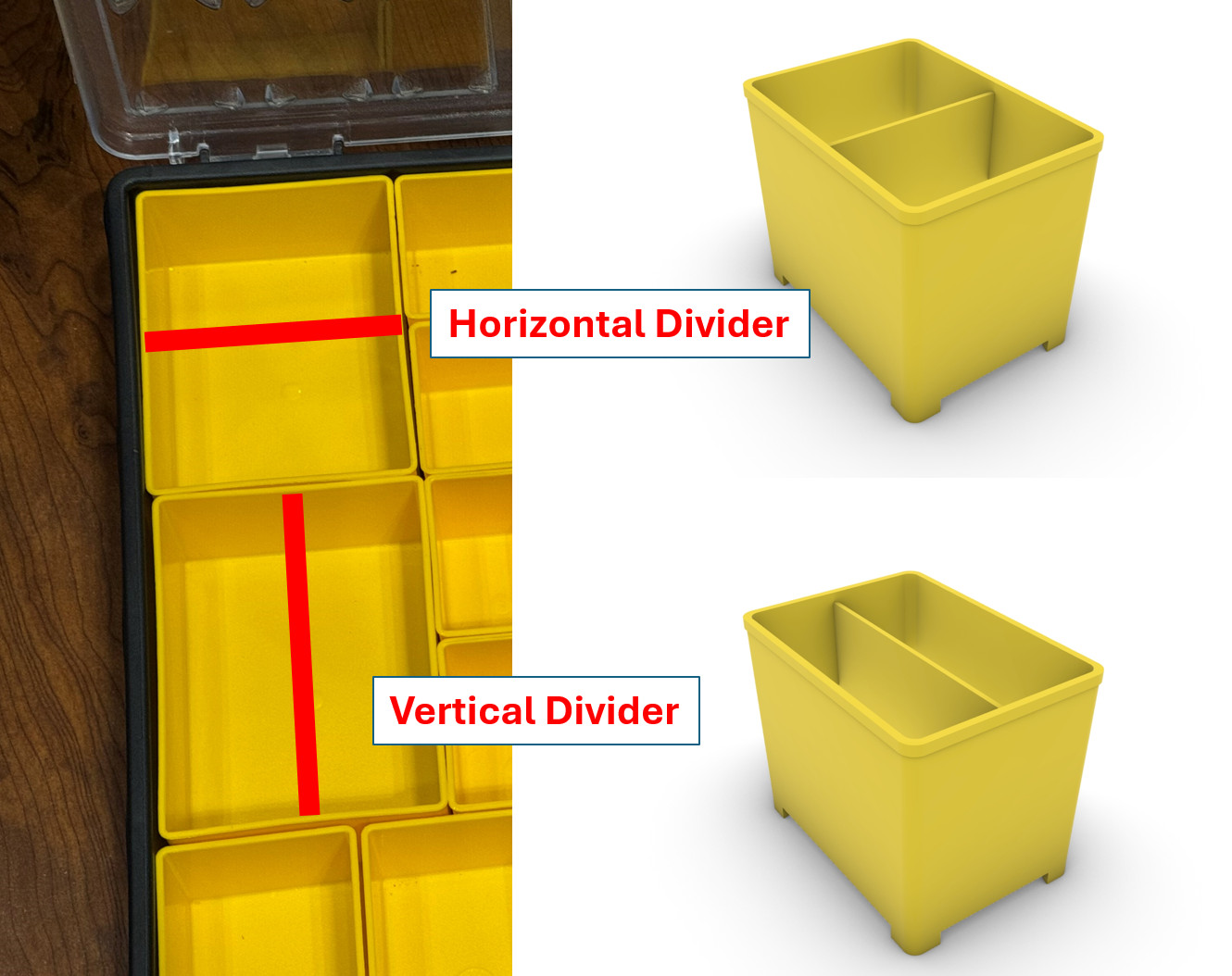 Custom Organizer Bins for Storehouse 8-Bin Large Portable Parts Storage Case gallery