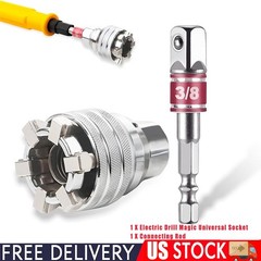 Multi-Functional Magic Sleeve Universal Maintenance Tool Wrench Adjust 10-19mm