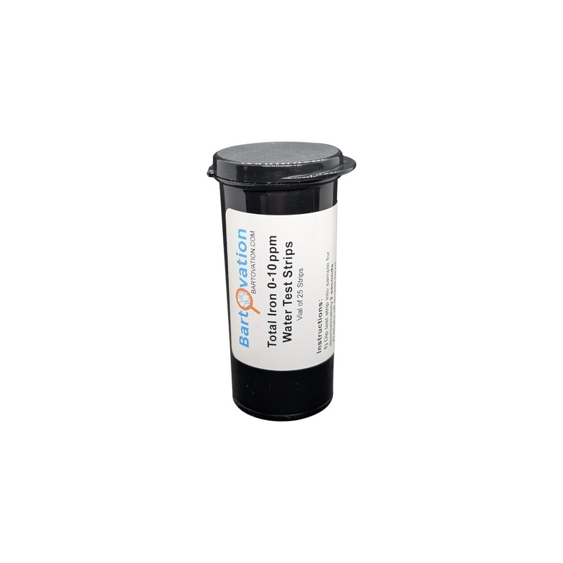 Total Dissolved Iron Test Strips for Measuring Water, 0-10 ppm [Vial of 25 St... gallery