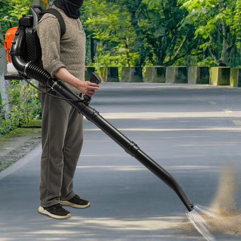 Backpack Leaf Blower Gas Power 4-Stroke Engine Portable Powerful Blowing Machine gallery