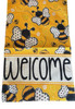 Welcome Flowers & Bees Summer Spring 12 X 18" Double Sided Garden Yard Flag gallery