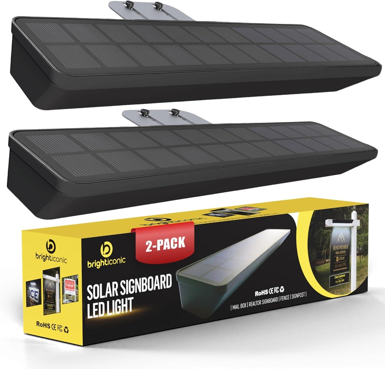 Solar Sign Lights: Illuminate Advertising and Real Estate, BICSSL-001 gallery