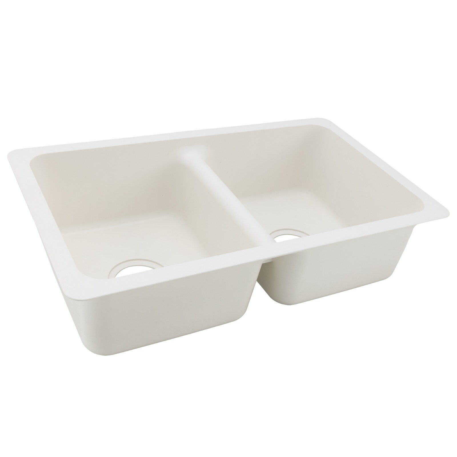 RecPro RV 27" X 16" Double Basin Undermount Kitchen Sink | Stonecase Material gallery