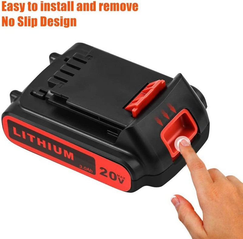 replacement for Black & Decker 20Volt Lithium Ion Battery LBXR20 LB20 Drill gallery