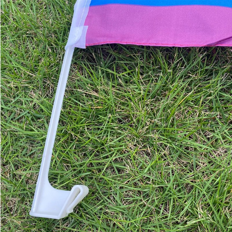 48 Pack Lot 12x17 Pride Flags Car Window Clip On Fan Banners Car Flag LGBTQ+ gallery