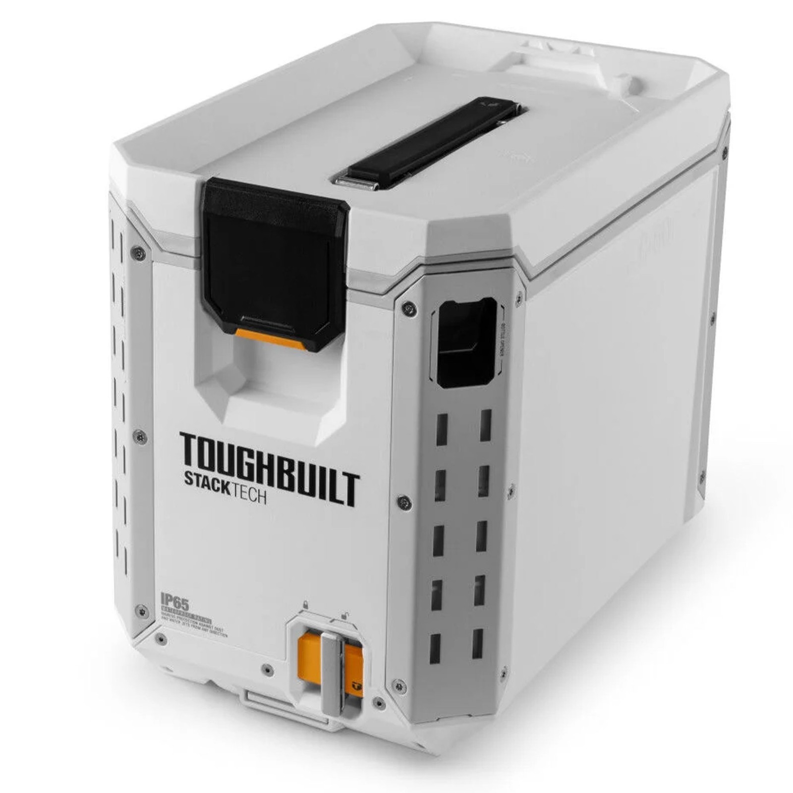 ToughBuilt StackTech Compact Cooler, Stackable 16 Qt Hard Shell Ice Chest, White gallery