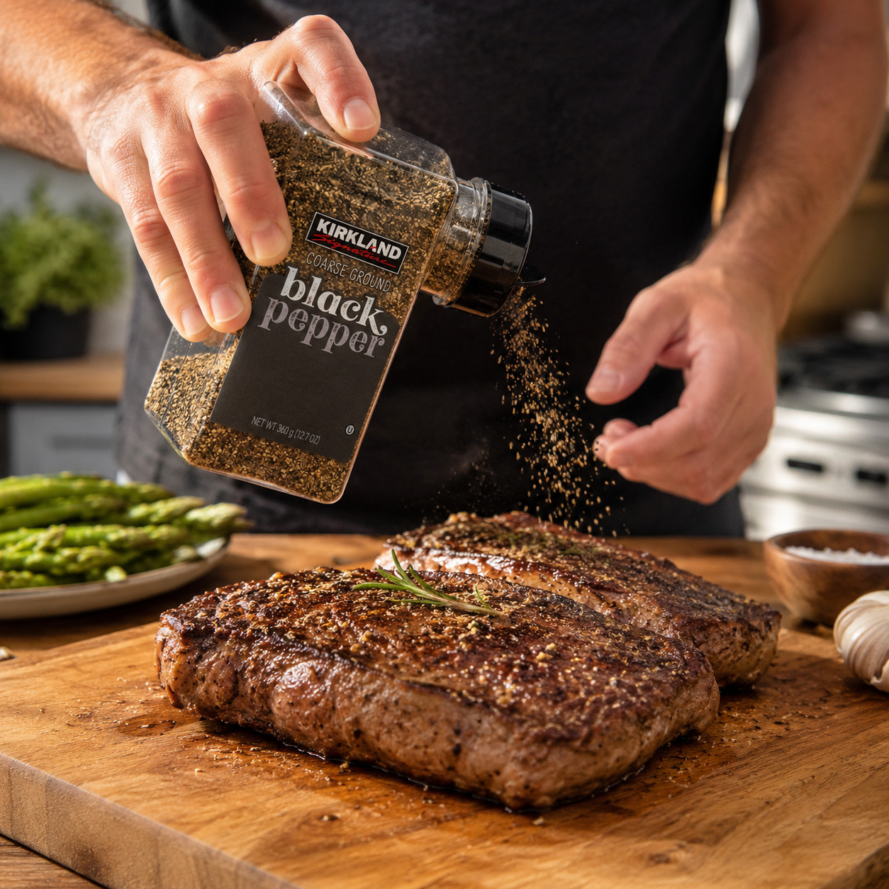 2 Pack Kirkland Signature Course Ground Black Pepper Spice 12.7 Ounce gallery