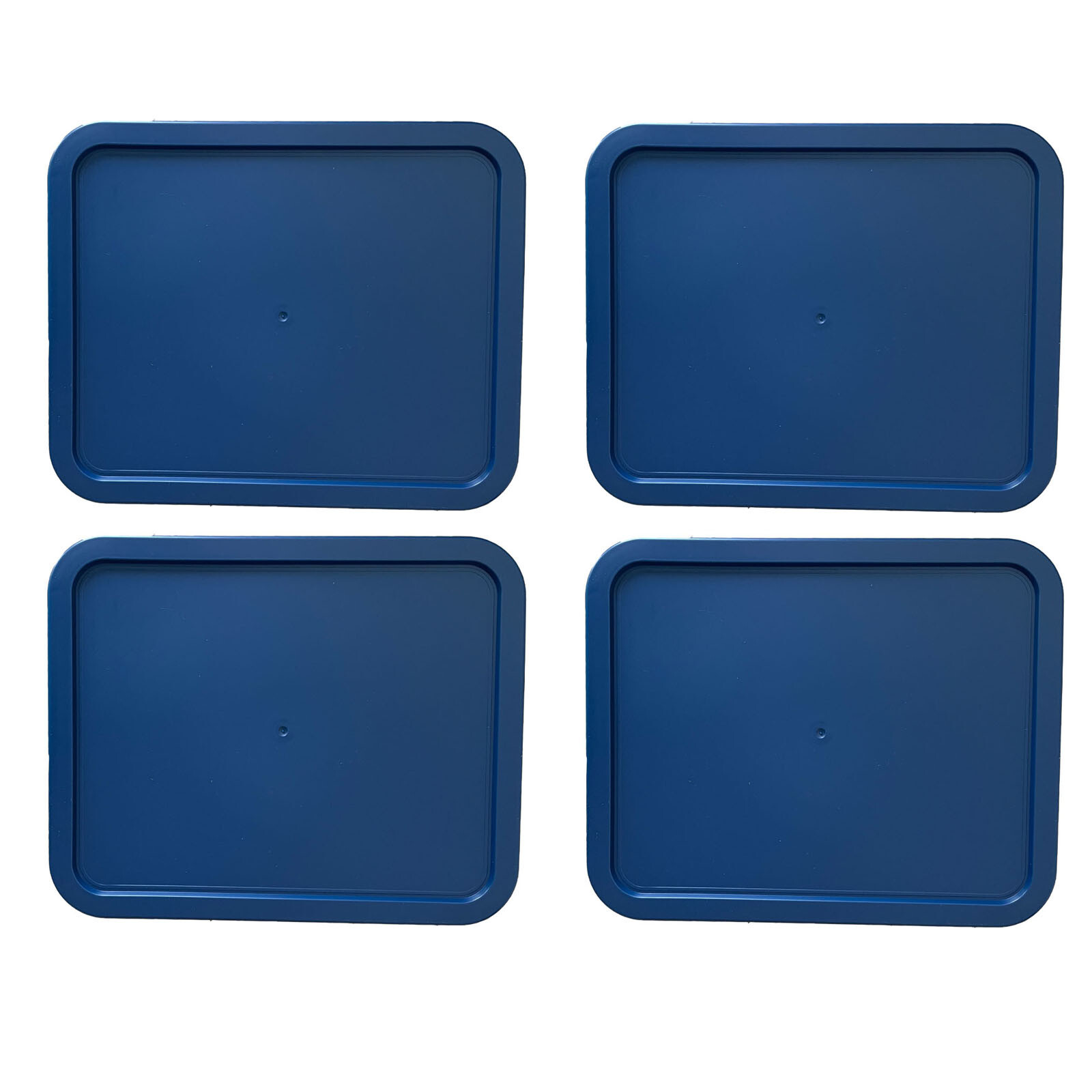 Replacement Lid for 6-CUP Pyrex Cover Rectangle (6.75" x 8.75") NAVY (4-Pack) gallery