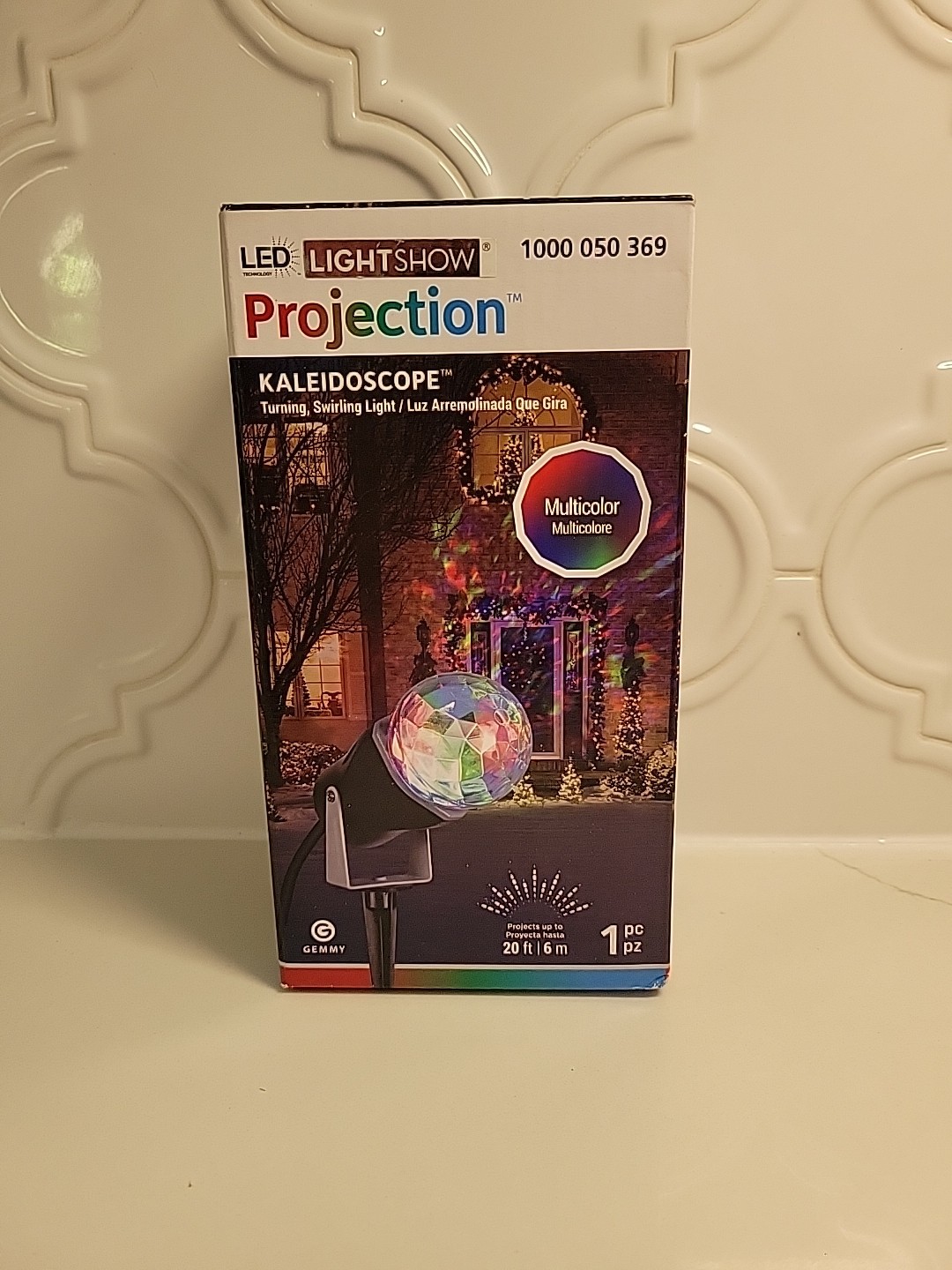 BNIB Gemmy LED Lightshow Light Projection Kaleidoscope Red/Green/Blue. gallery