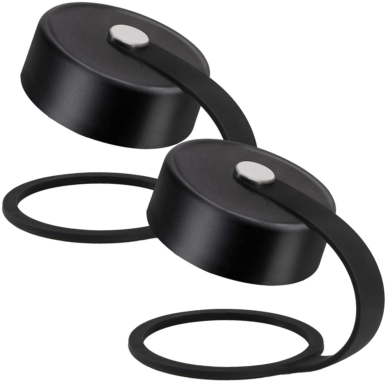 Wide Mouth Lids Compatible with Hydro Flask 12-64oz, 2Pack Replacement Black gallery