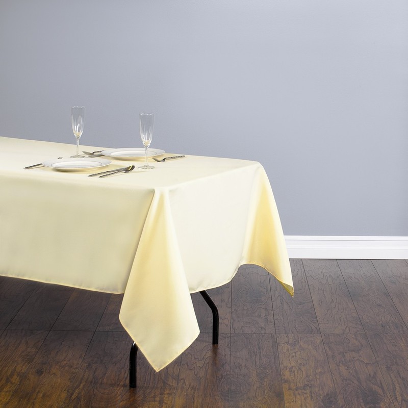 Tablecloth Polyester Rectangular 60x90 Inch By Broward Linens (Variety colors) gallery