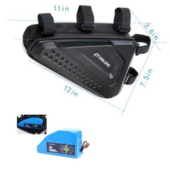 48V Triangle pack battery 48V 15AH Battery & Bag