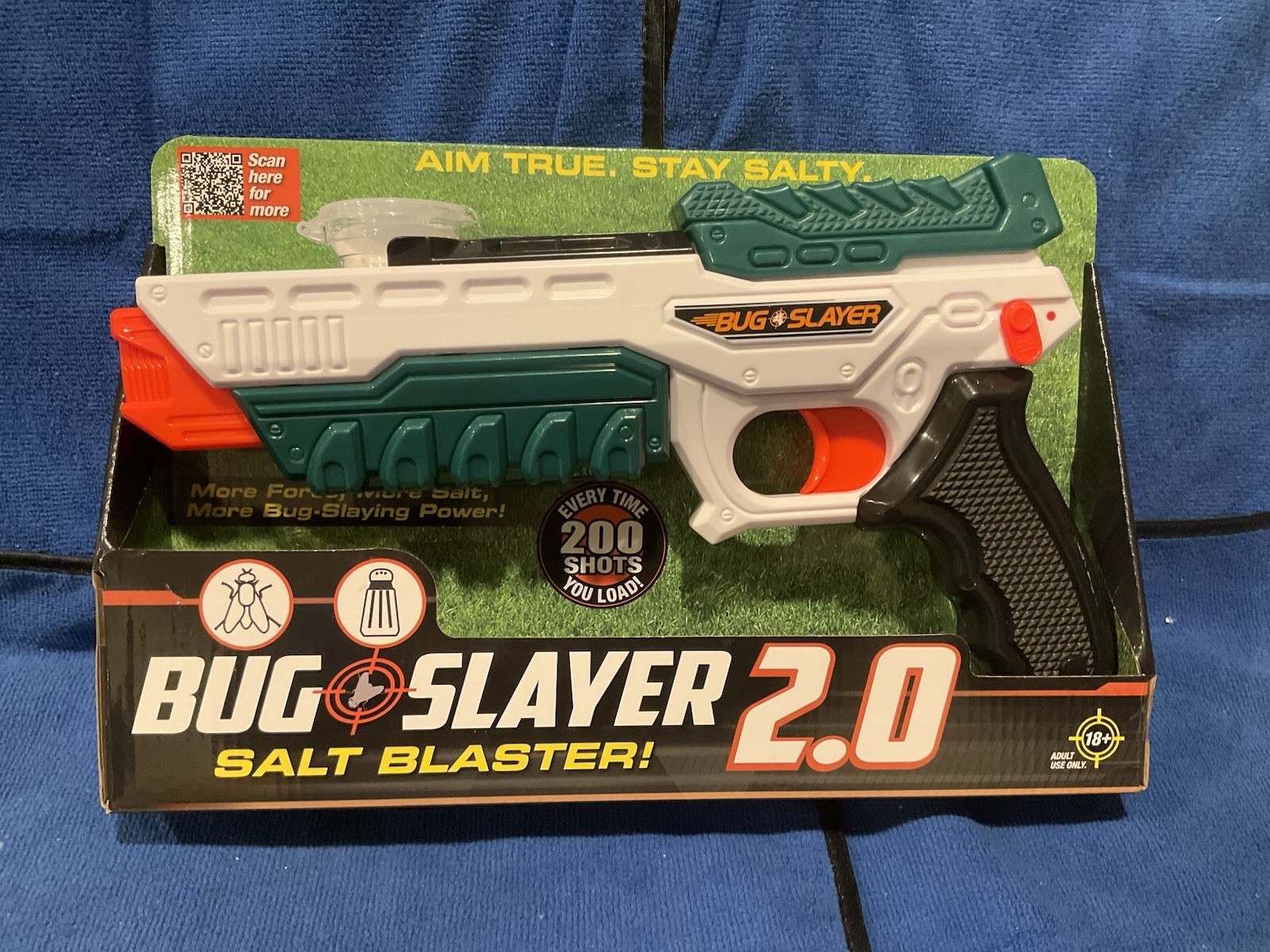 Bug Slayer Salt Blaster Bug Killer Fly Stopper Pistol Gun with Safety gallery