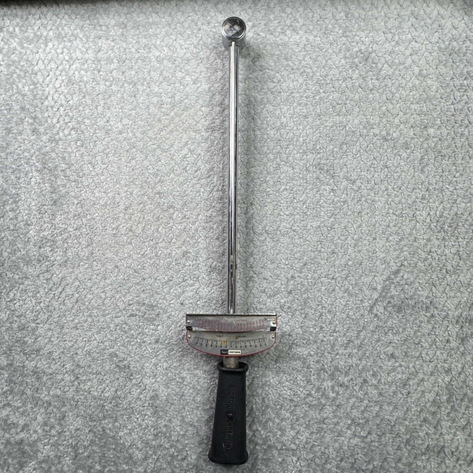 Craftsman Torque Wrench 44642 Inch Pounds Vintage, 3/8” Drive Bakelite USA gallery