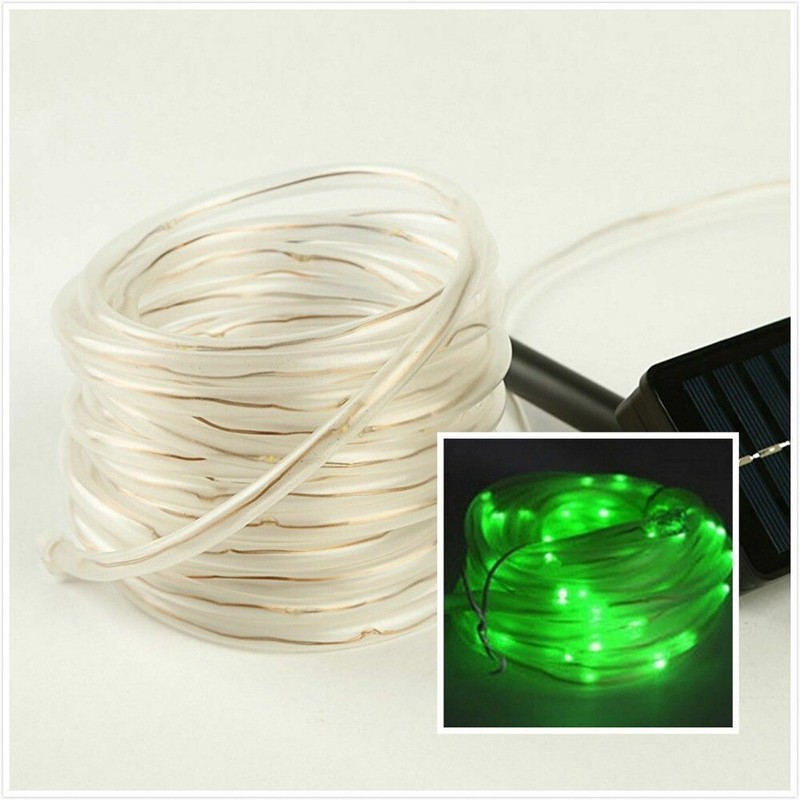 LED Solar Strips String Lights Powered Rope Fairy Hanging Outdoor Garden Patio gallery