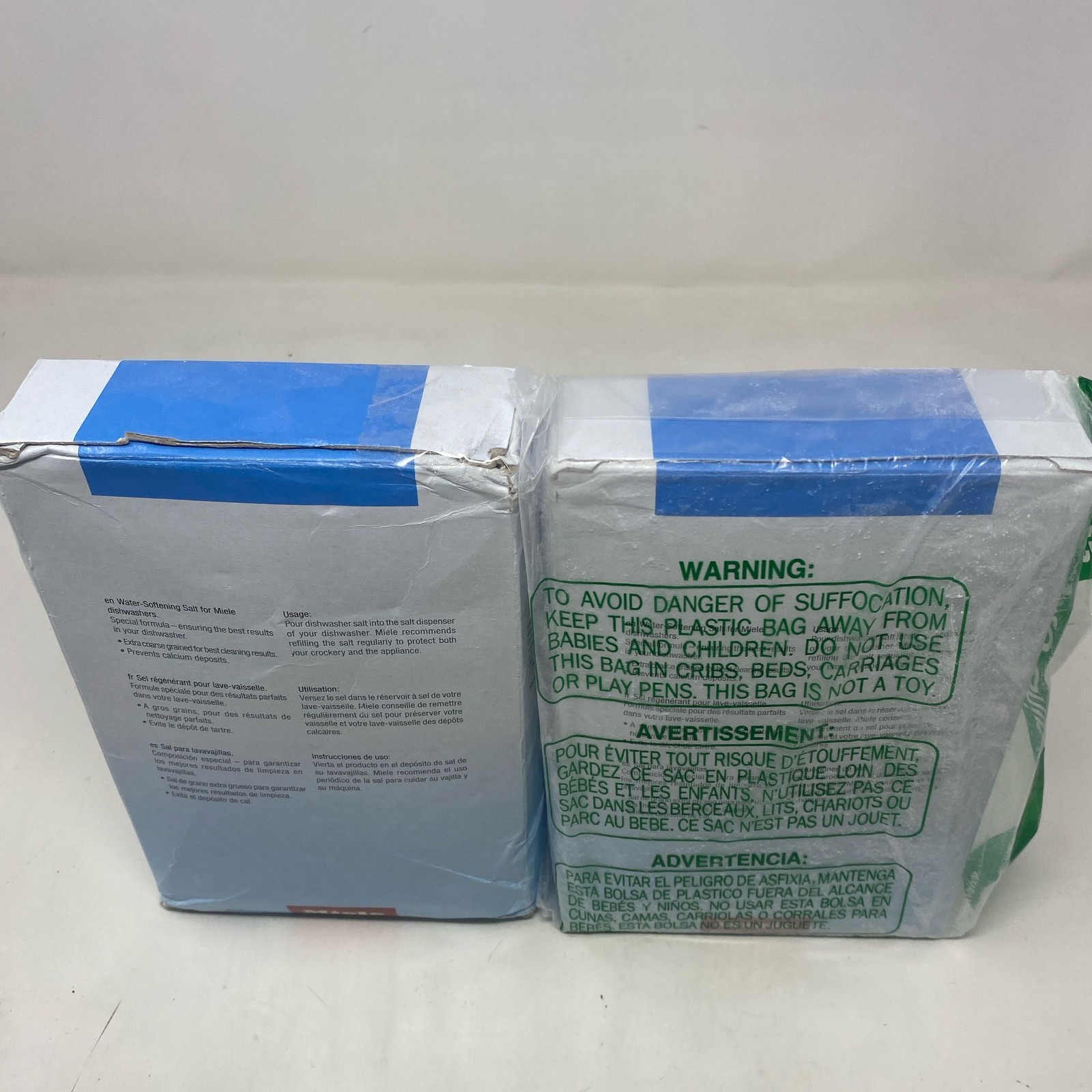 Miele Dishwasher Reactivation Salt 2-Pack 1.5kg (3.3lb) Each gallery