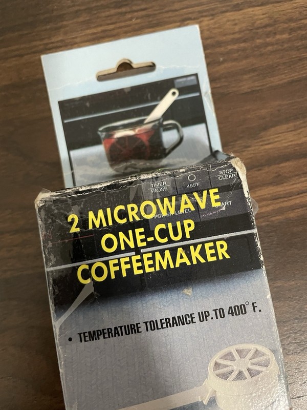 OKAY Microwave One-Cup Filter Coffee Machine YH-6006, Ground Coffee, White gallery