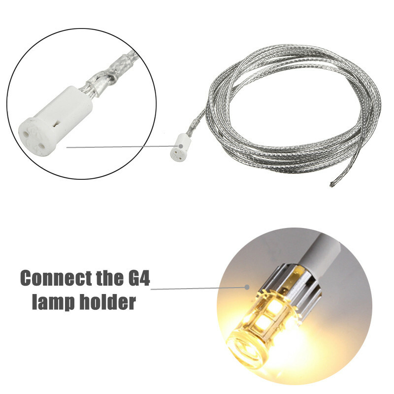 G4 Socket Base Holder Connector 50/100/500cm Ceramic/Plastic LED Halogen Bulb gallery