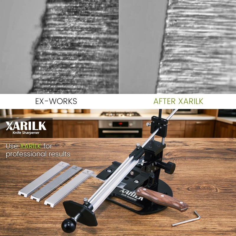 GEN4 Adjustable Guided Knife Sharpening System with 360° Flip Rotation gallery