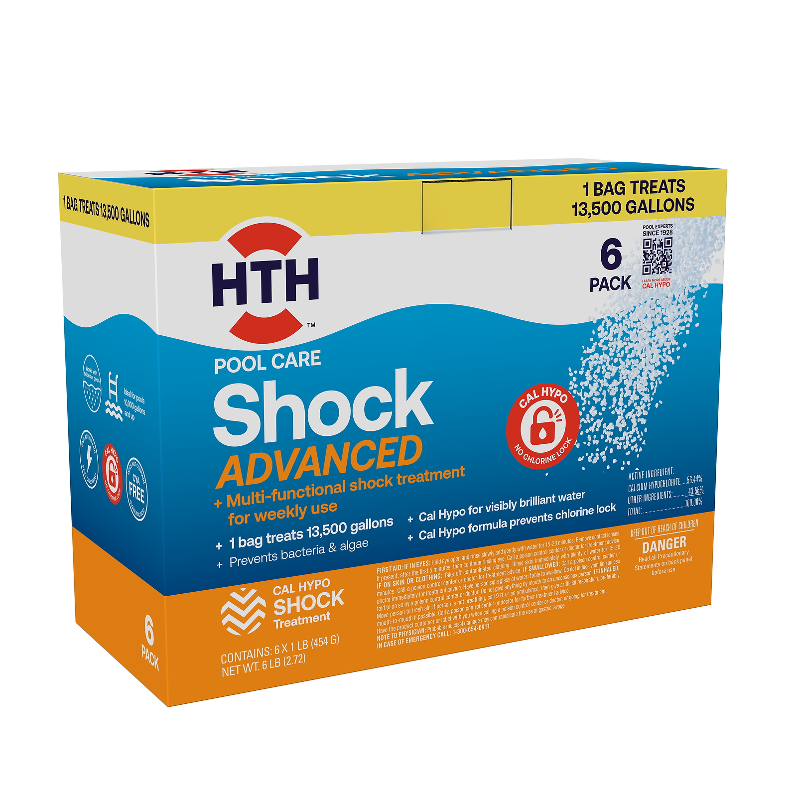 HTH Pool Care Advanced for Swimming Pools,, 6 Pack, 1 lb gallery