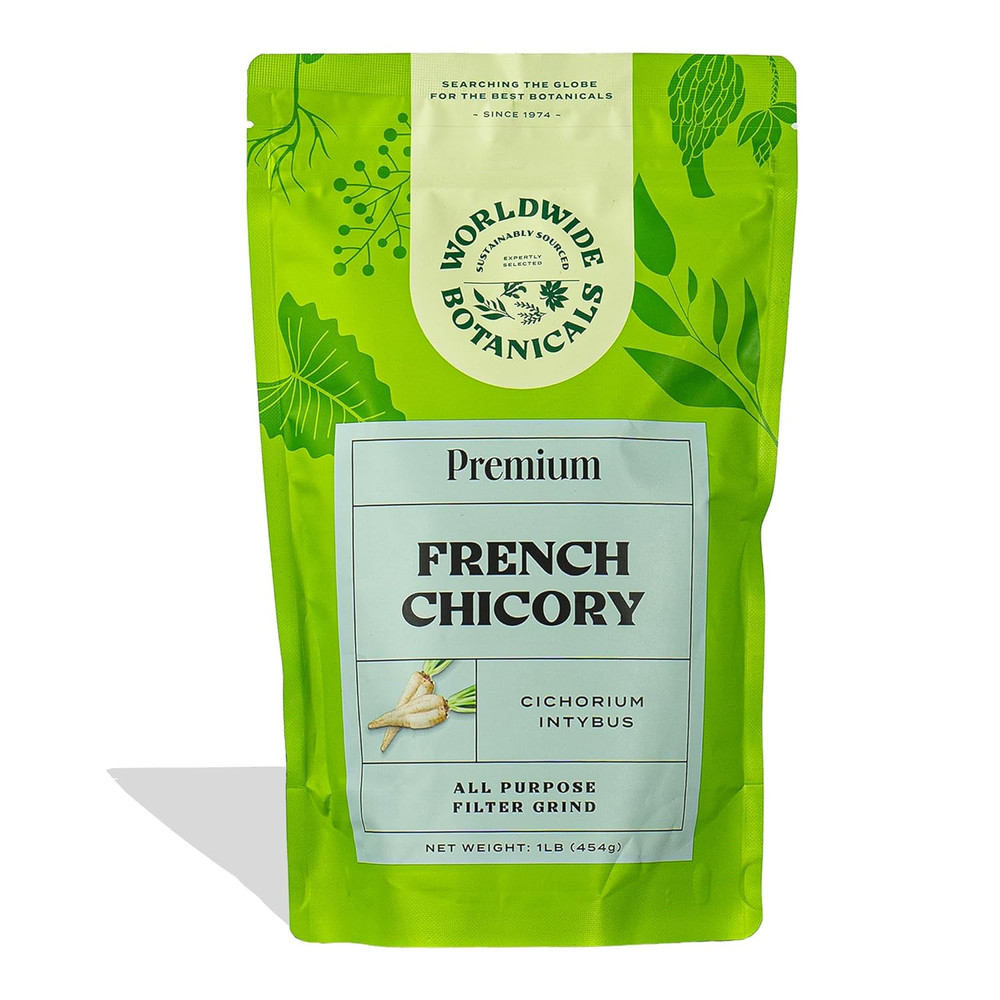 Roasted Chicory Root Ground Coffee Alternative Prebiotic Caffeine Free 1lb