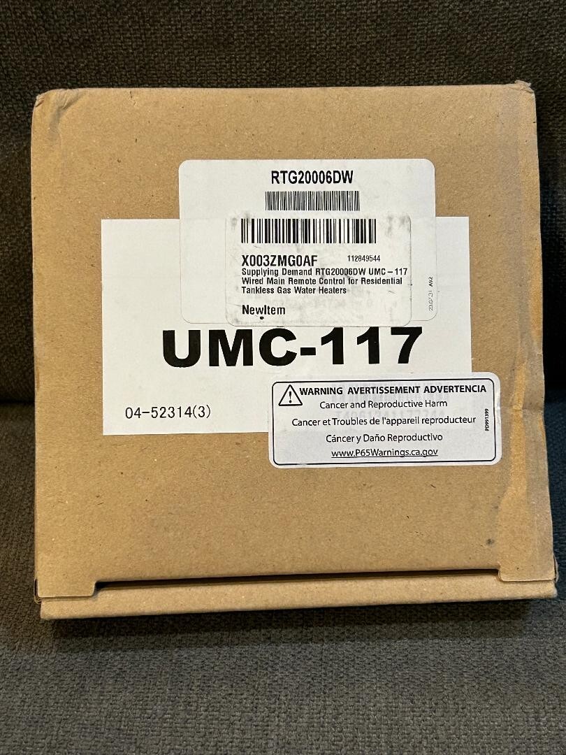 Supplying Demand RTG20006DW UMC-117 Wired Main Remote Control gallery