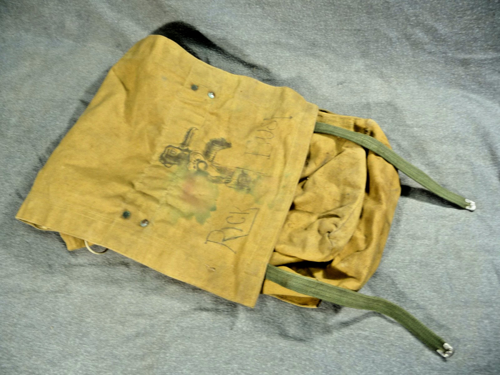 Vintage Trapper Nelson Pack Board PACK SACK Canvas PACKSACK ONLY