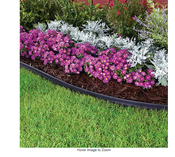 60 ft. No-Dig Plastic Landscape Edging Kit gallery