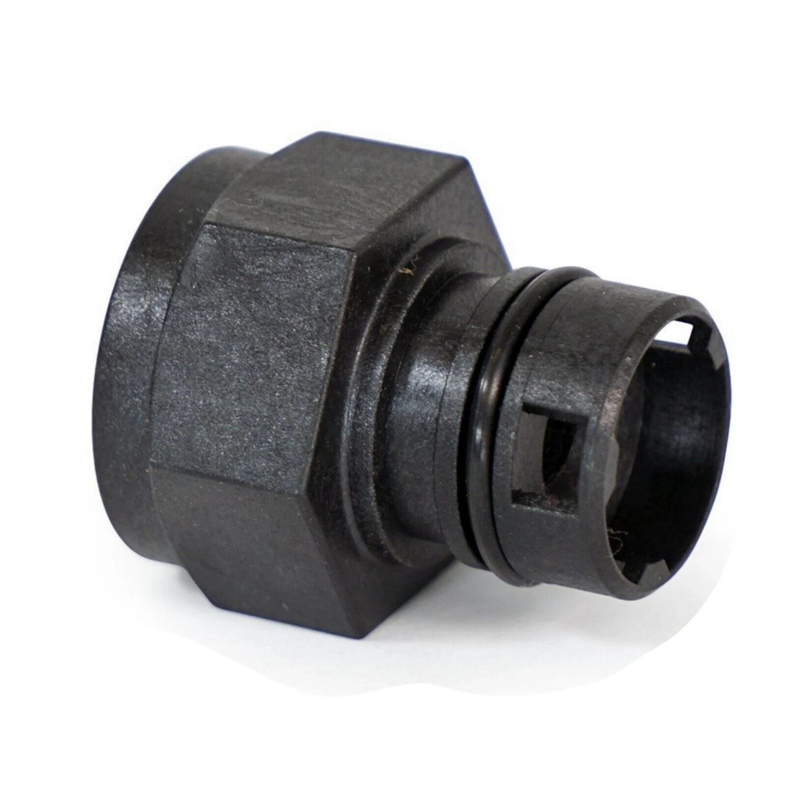 Fleck Drain Line Flow Control (DLFC) Housing w/ 0-Ring 2500/2510/2700/3600 gallery